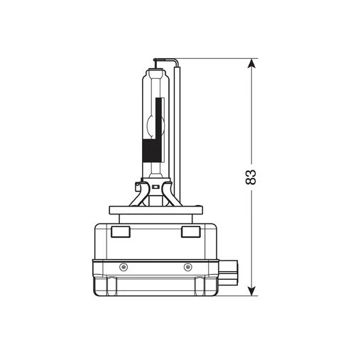 Lampa Lampada HID Xenon 4.300K - D3R - 35W - PK32d-6 - 1 pz - D/Blister 58541 - Image 2