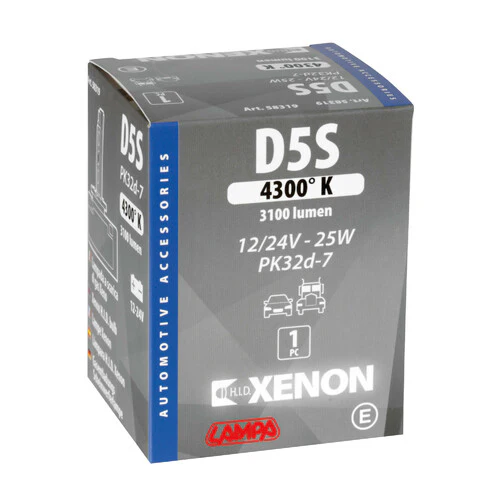 Lampa Lampada HID Xenon 4.300K - D5S - 25W - PK32d-7 - 1 pz - Scatola 58319 - Image 2