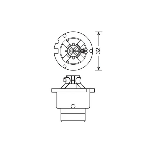 Lampa Lampada HID Xenon 5.000K - D2R - 35W - P32d-3 - 1 pz - D/Blister 58247 - Image 3