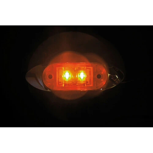 Lampa Luce ingombro a 2 Led, 24V - Arancio 8480 98480 - Image 3