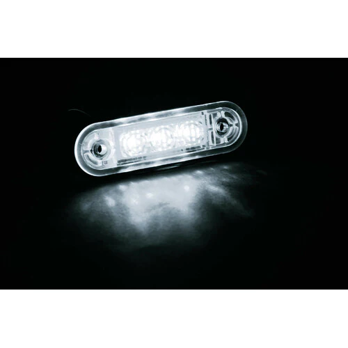 Lampa Luce ingombro a 3 Led, montaggio ad incasso, 12/24V - Bianco 97003 - Image 2