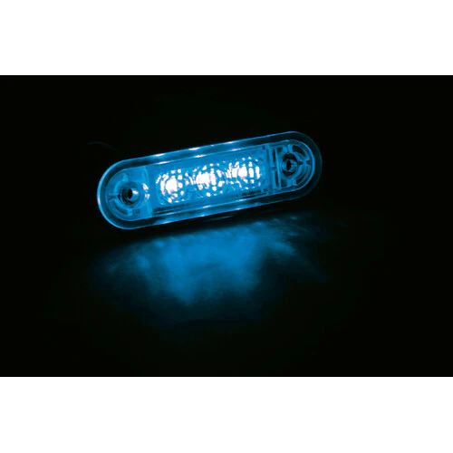 Lampa Luce ingombro a 3 Led, montaggio ad incasso, 12/24V - Blu 97004 - Image 2