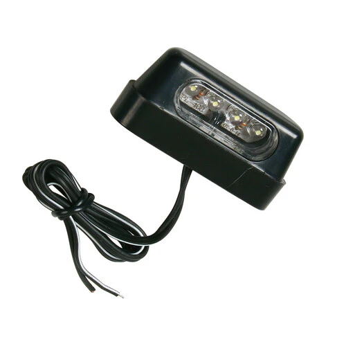 Lampa Luce targa moto a 4 Led - Bianco - Omologato 90162