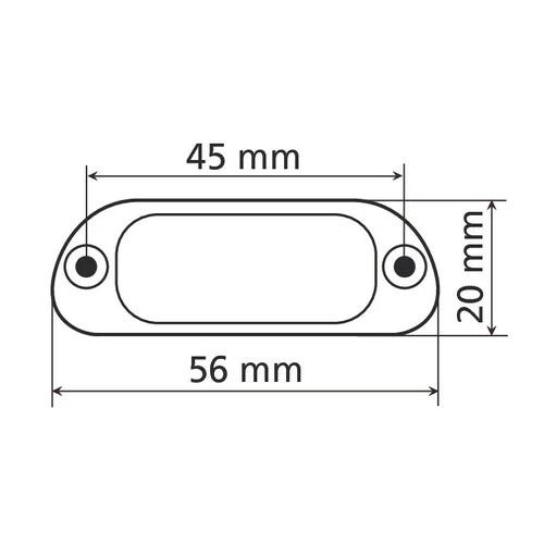Lampa Luce targa moto a 4 Led - Bianco - Omologato 90162 - Image 3