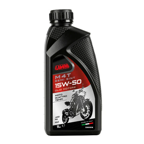 Lampa M4T Semi Sint 15W-50, olio motore moto 4 tempi - 1 L 00413