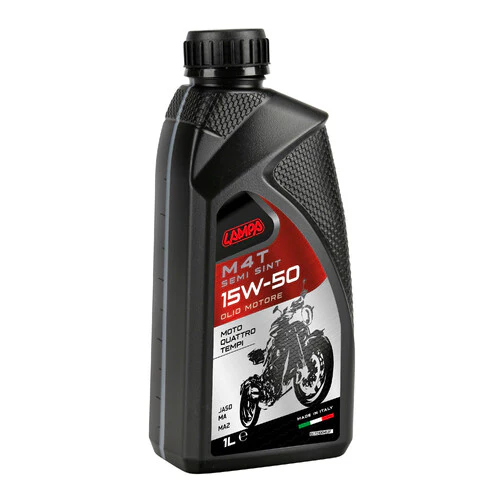 Lampa M4T Semi Sint 15W-50, olio motore moto 4 tempi - 1 L 00413 - Image 2