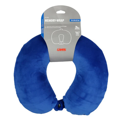 Lampa Memory-Wrap, cuscino per collo in memory foam da viaggio - Blu Navy 54166 - Image 3