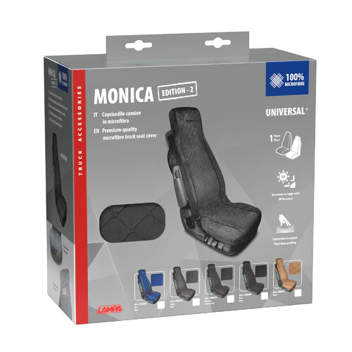 Lampa Monica, coprisedile in microfibra per camion - Grigio 98602 - Image 3