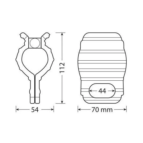Lampa Morsetti manopole moto per nastri tensori, 2 pz 91648 - Image 3