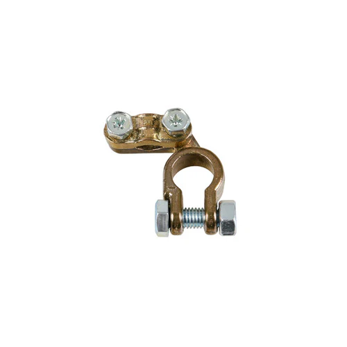 Lampa Morsetto batteria rinforzato; fissaggio cavo a piastrina - max cavo 35 mm - Polo negativo 69901