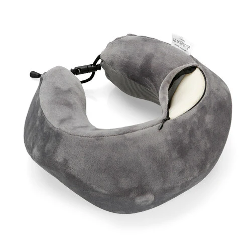 Lampa Neck-Luxe, cuscino per collo ergonomico da viaggio - Grigio 54168 - Image 3