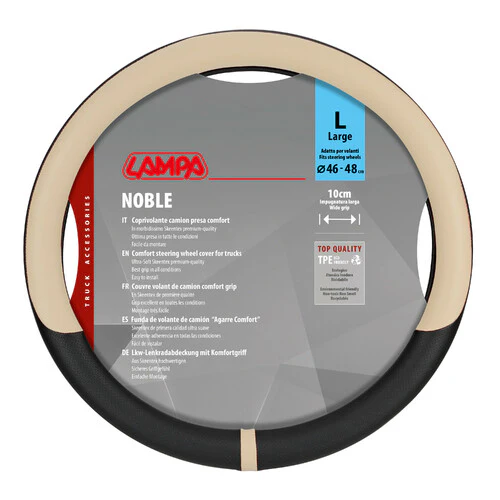 Lampa Noble, coprivolante in Skeentex - L -  46/48 cm - Beige 97084 - Image 3