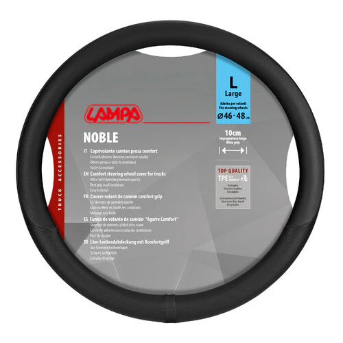 Lampa Noble, coprivolante in Skeentex - L - 46/48 cm - Nero 97082 - Image 3