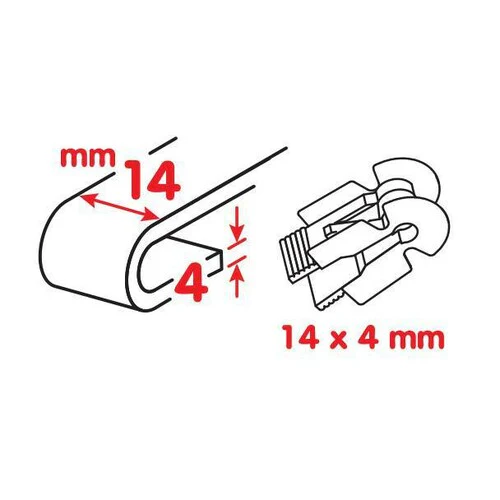 Lampa Optimax, spazzola tergicristallo per camion e furgoni - 65 cm (26") - 1 pz 95180 - Image 2