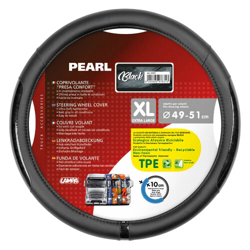 Lampa Pearl Black, coprivolante in Skeentex - XL - 49/51 cm 97831