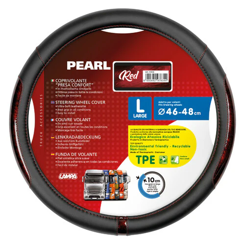 Lampa Pearl Red, coprivolante in Skeentex - L - 46/48 cm 97834