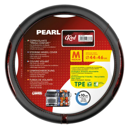 Lampa Pearl Red, coprivolante in Skeentex - M -  44/46 cm 97833