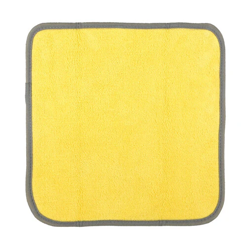 Lampa Premium Quality, panno in microfibra double-face - 30x30 cm - Grigio/Giallo 37179 - Image 2