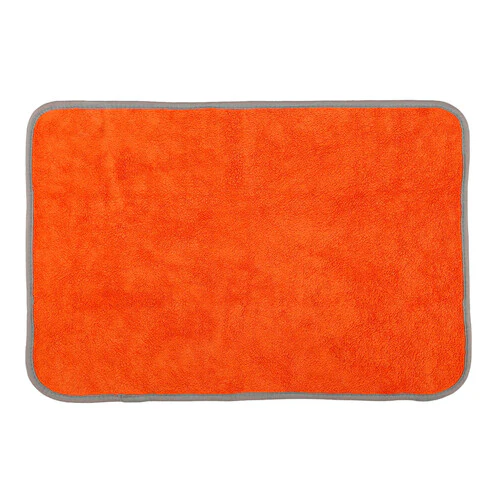 Lampa Premium Quality, panno in microfibra double-face - 40x60 cm - Grigio/Arancio 37182 - Image 2