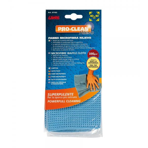 Lampa Pro-Clean - 40x40 cm - Panno superpulente - Tessuto in rilievo alveolare 37163 - Image 3