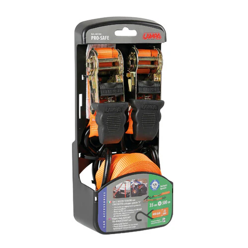 Lampa Pro-Safe, set 2 nastri tensori con cricchetto a doppio gancio S - 500 cm 60166 - Image 3