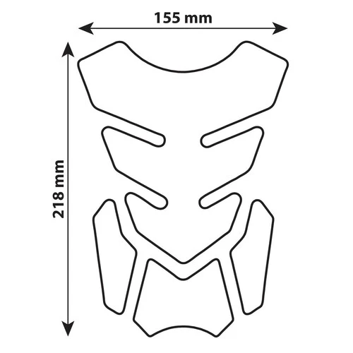 Lampa Pro-Tank X2, protezione adesiva per serbatoio - Nero 90511 - Image 3