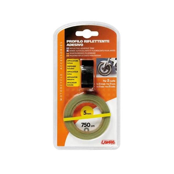 Lampa Profilo riflettente adesivo - Arancio 90045