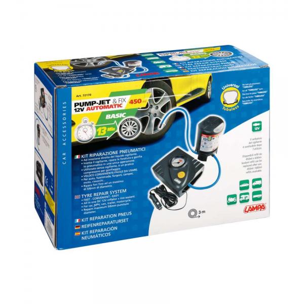 Lampa Pump-Jet & Fix Basic, kit riparazione pneumatici, 12V 72170 - Image 4