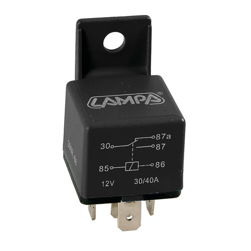 Lampa Relay universale 5 contatti - 12V - 30A 45501
