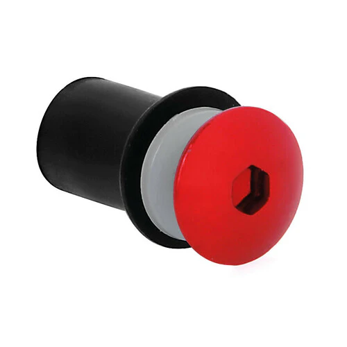 Lampa Screen Fit-Kits, kit dadi gommati con viti e rondelle (5 MA) - 10 pz - Rosso 91653 - Image 2