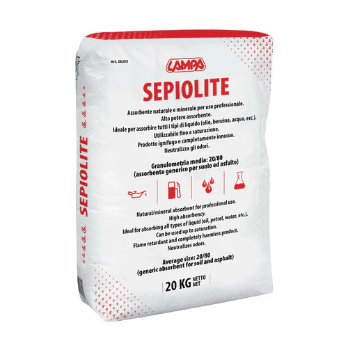 Lampa Sepiolite, assorbente generico per suolo ed asfalto, 20Kg 38203