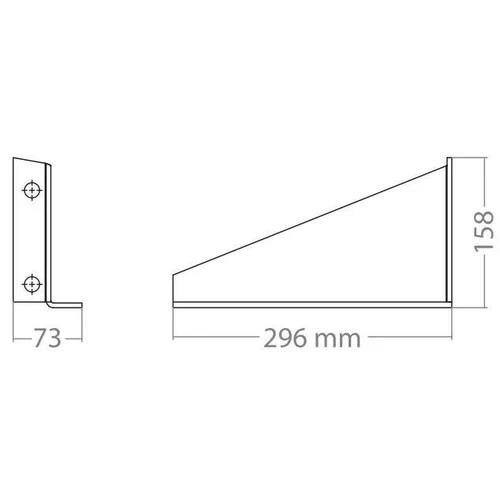 Lampa Set 2 staffe di fissaggio per serbatoio acqua 30 L 67035 - Image 3