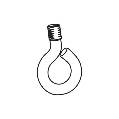 Lampa Set 25 occhioli nichelati per tappi finale binario - M3x3,5 97113 - Image 3