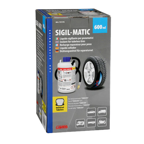 Lampa Sigil-Matic, kit liquido sigillante per pneumatici, 600 ml 72175 - Image 2