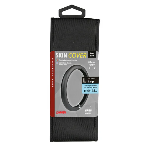 Lampa Skin-Cover, coprivolante elasticizzato in Skeentex - Nero - L - 46/48 cm 97919 - Image 3