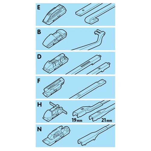 Lampa Skylon, spazzola tergicristallo - 30 cm (12") - 1 pz 19311 - Image 3