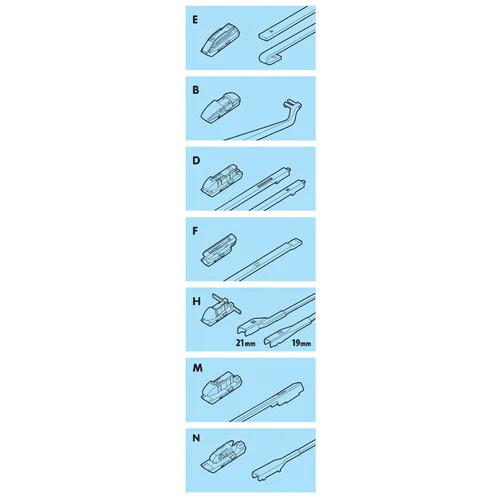 Lampa Skylon, spazzola tergicristallo - 53 cm (21") - 1 pz 19320 - Image 2