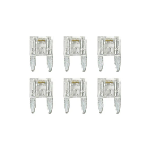 Lampa Smart Led, set 6 micro-fusibili lamellari con spia a led, 12/32V - 25A 70194