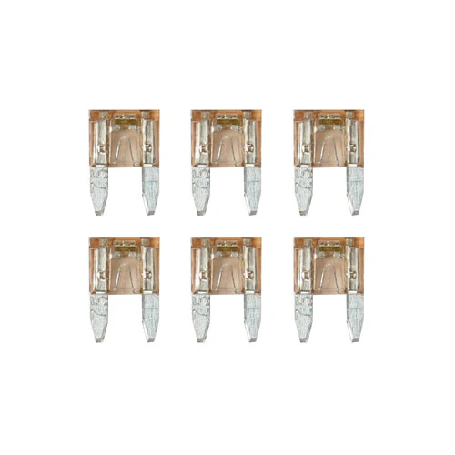 Lampa Smart Led, set 6 micro-fusibili lamellari con spia a led, 12/32V - 7,5A 70190