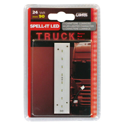 Lampa Spell-It Led, 90 mm, 24V - Rosso - I 98938