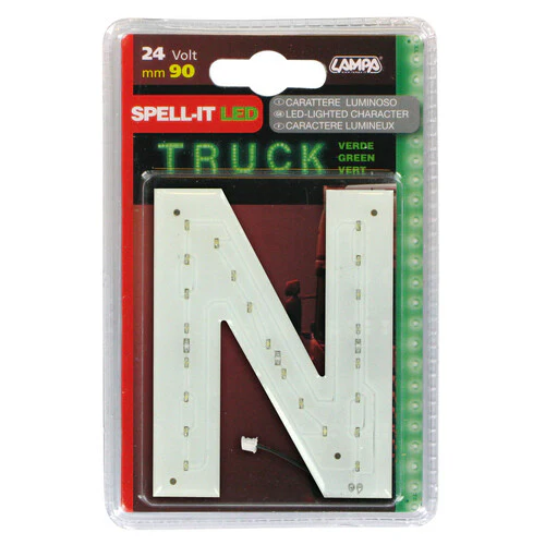 Lampa Spell-It Led, 90 mm, 24V - Verde - N 98822