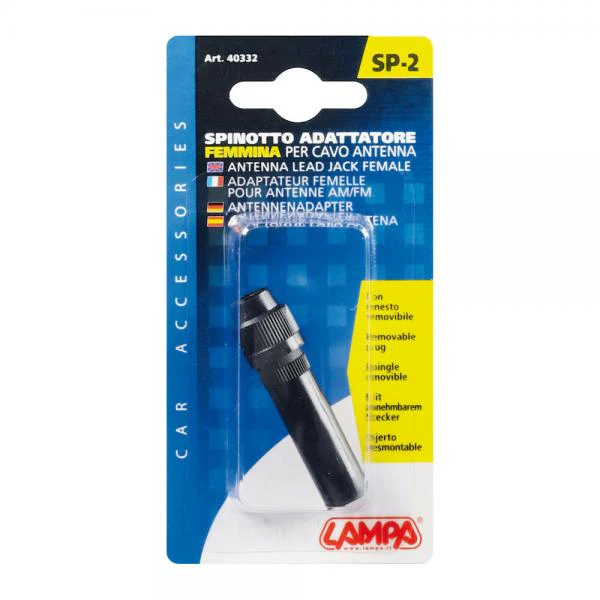 Lampa Spinotto DIN femmina per cavo antenna 40332 - Image 3