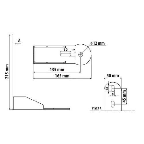 Lampa Staffa per antenna CB - Attacco su visiera parasole - compatibile per Daf XF (06/21>) - Daf XG (06/21>) 3CB100 - Image 3