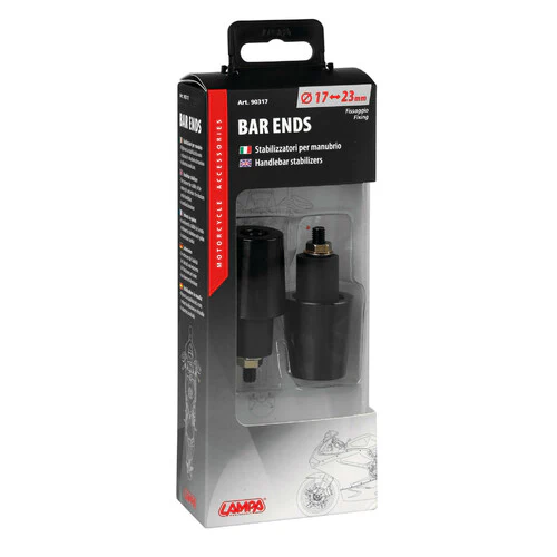 Lampa SU-2, Stabilizzatori manubrio moto universali - Nero 90317 - Image 2