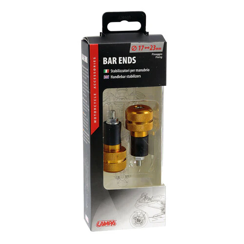 Lampa SU-4, Stabilizzatori manubrio moto universali - Oro 90323 - Image 2