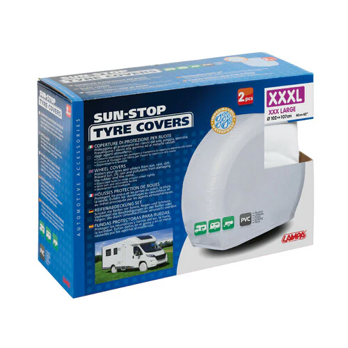 Lampa Sun-Stop, coperture di protezione per ruote, 2 pz - XXXL 15930 - Image 3