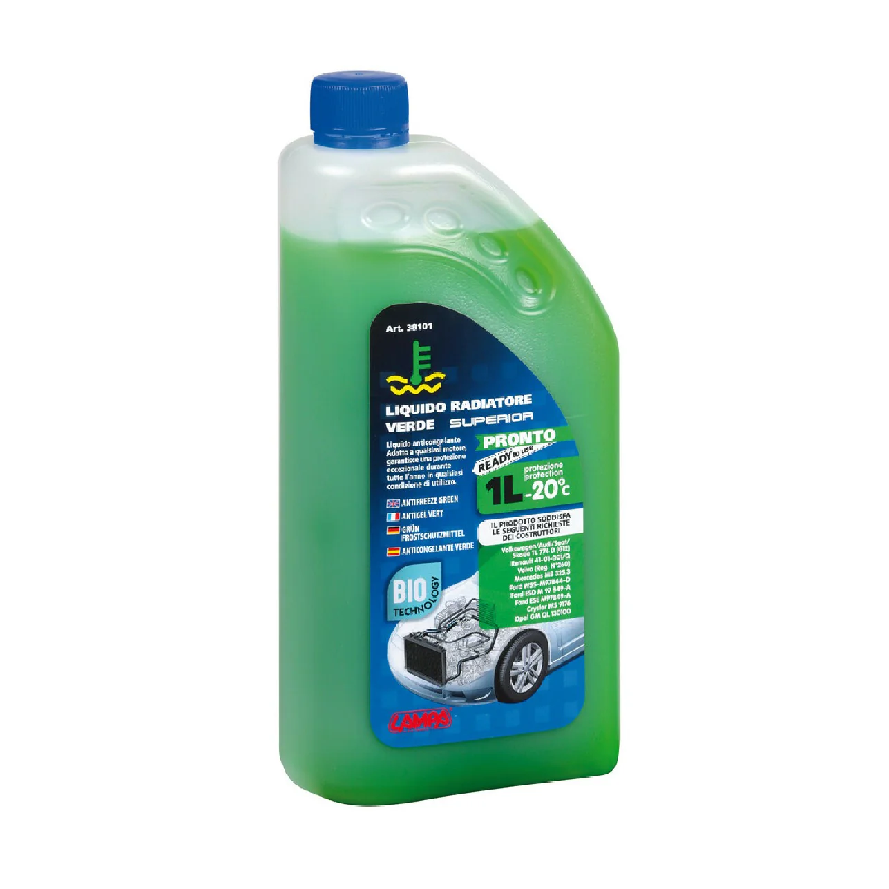 Lampa Superior-Verde, liquido antigelo radiatore (-20C) - 1 L 38101 - Image 2