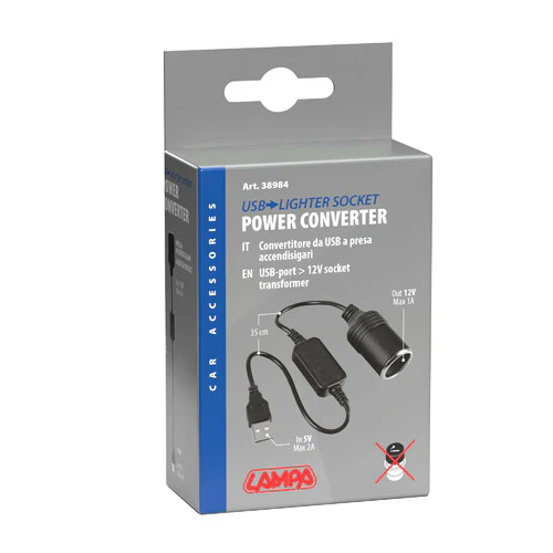 Lampa Trasformatore Porta USB > Presa 12V 38984 - Image 2