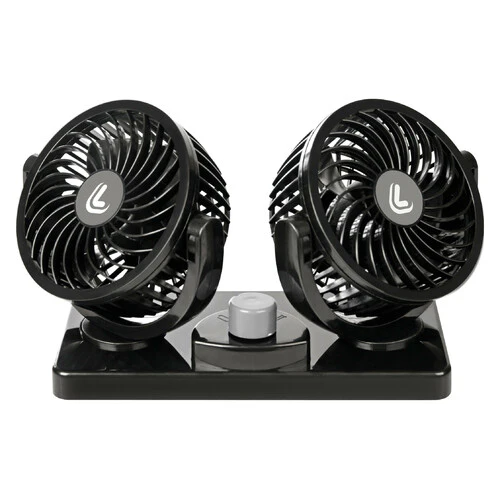 Lampa Twin-Air, doppio ventilatore a due velocitĂ , 4 - 24V 73103 - Image 2
