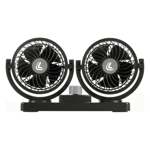 Lampa Twin-Air, doppio ventilatore a due velocitĂ , 4 - 24V 73103 - Image 3